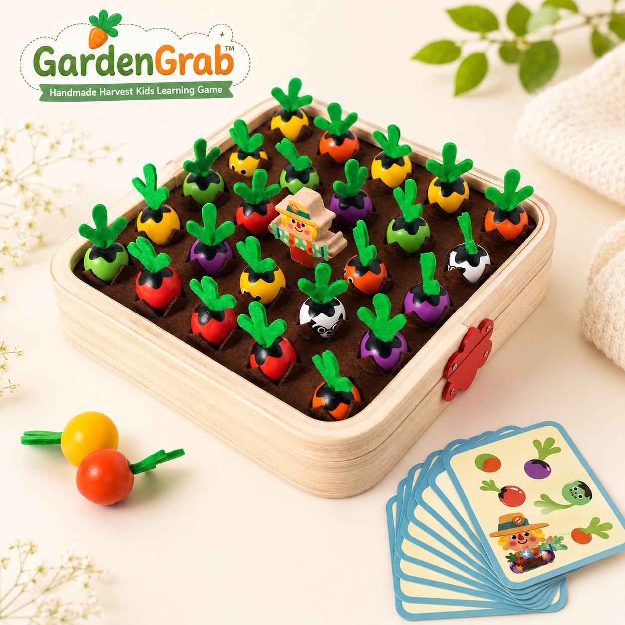 GardenGrab™ - Handmade Harvest Kids Learning Game