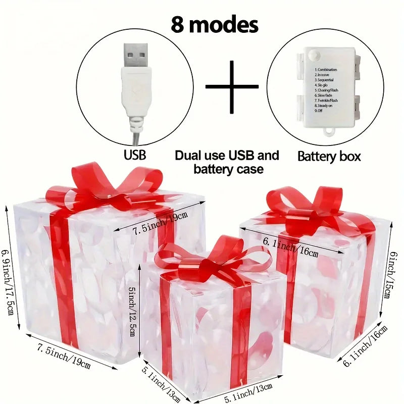 Light-up Gift Box Decor