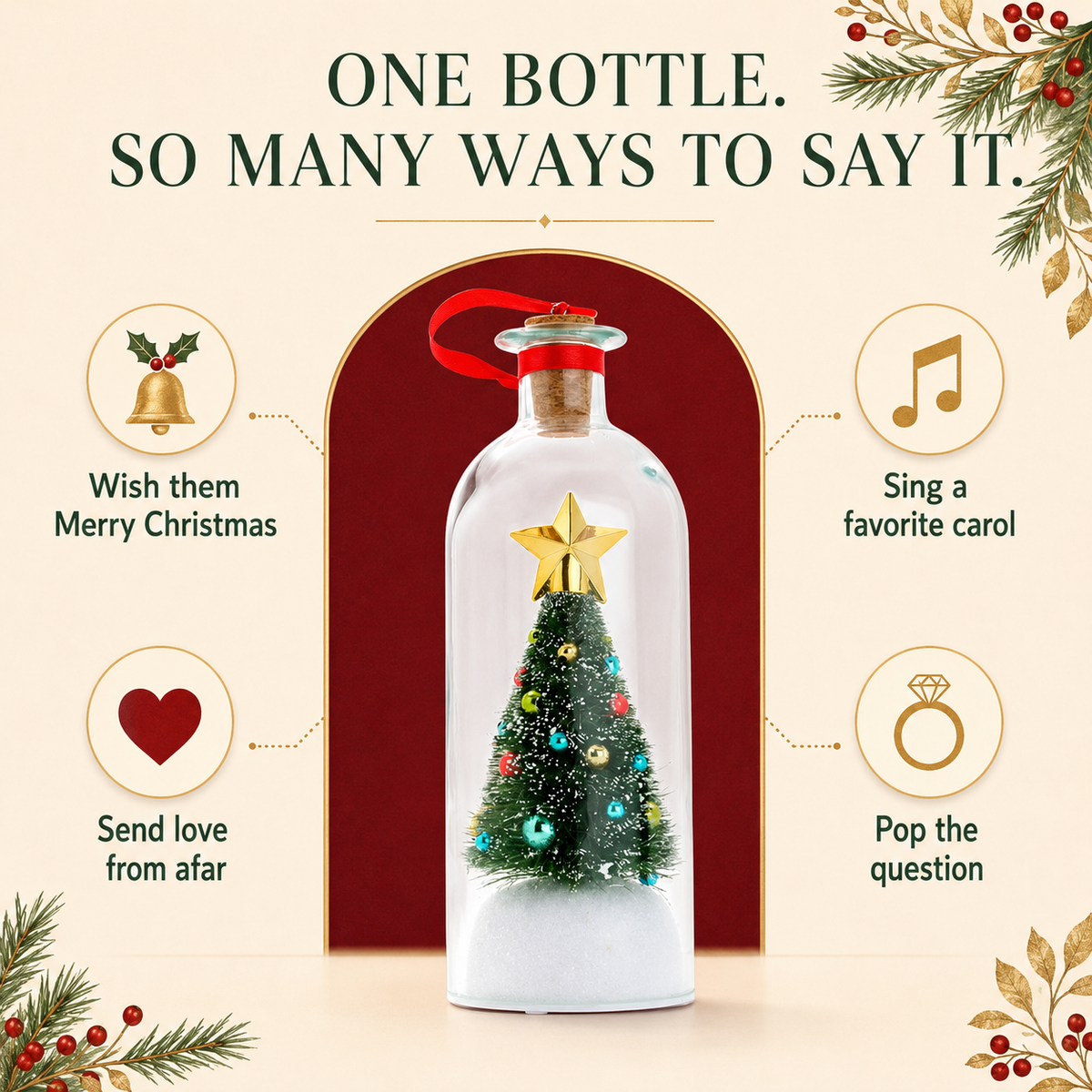 WhisperTree™ - Record a Message Christmas Tree