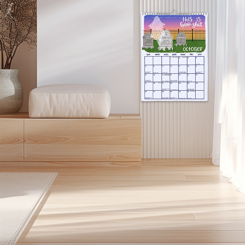 2025 Here We F**king Go Again Calendar