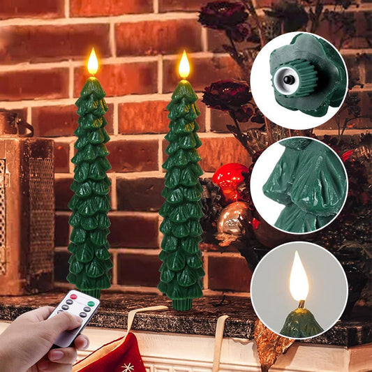 Christmas Candle - LED Remote Controlled