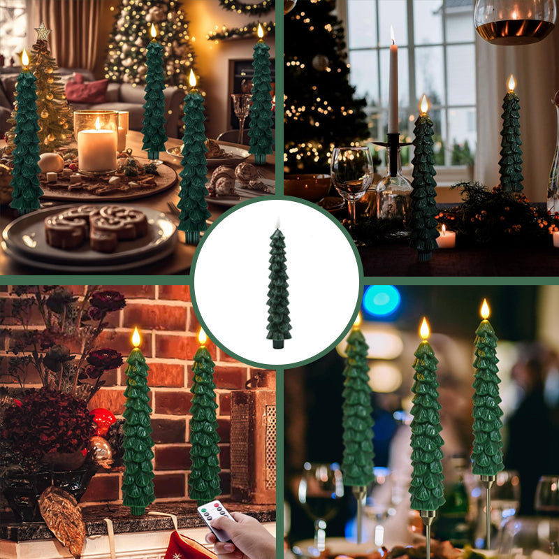 Christmas Candle - LED Remote Controlled