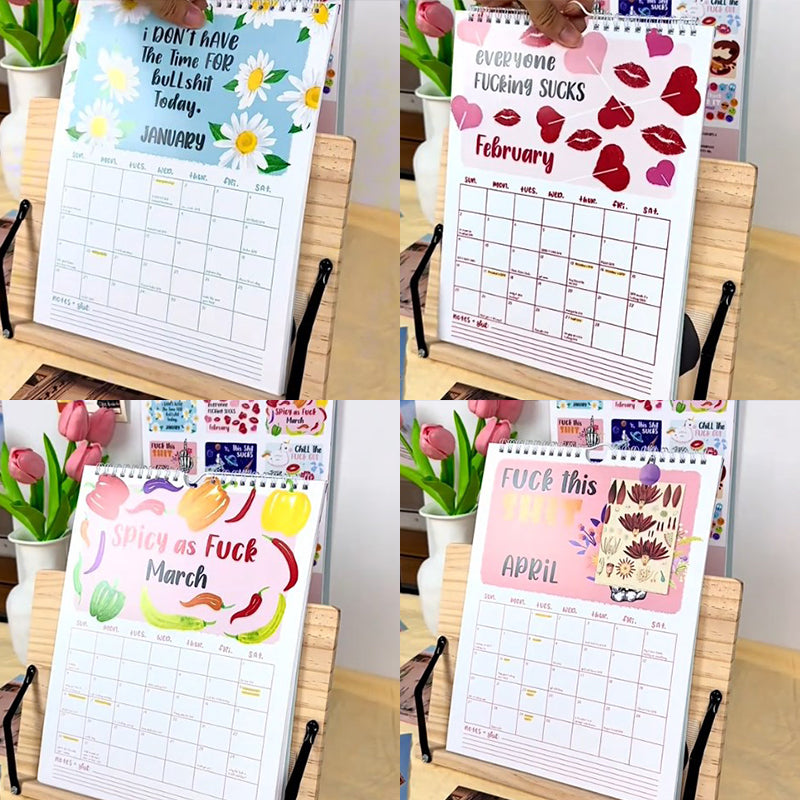 2025 Here We F**king Go Again Calendar