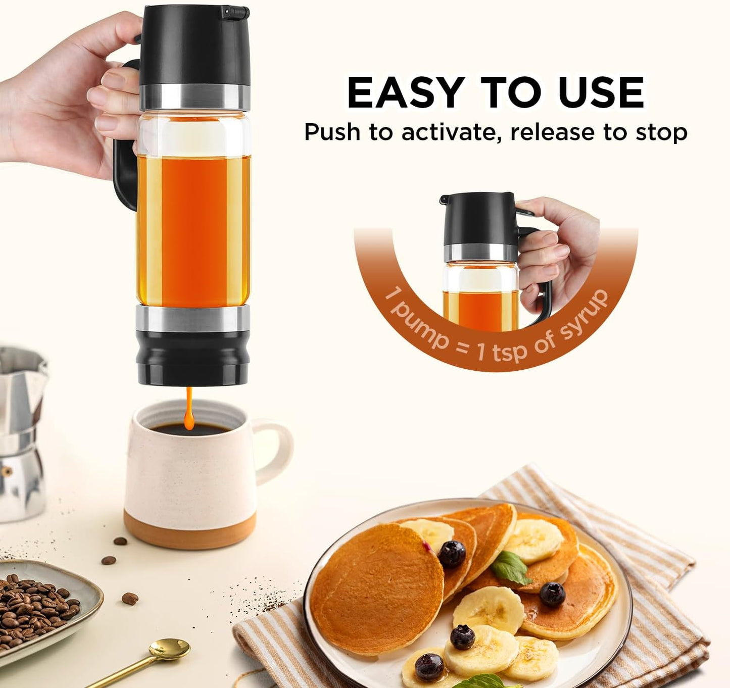 FlowPro™ - No-drip Honey & Syrup Dispenser