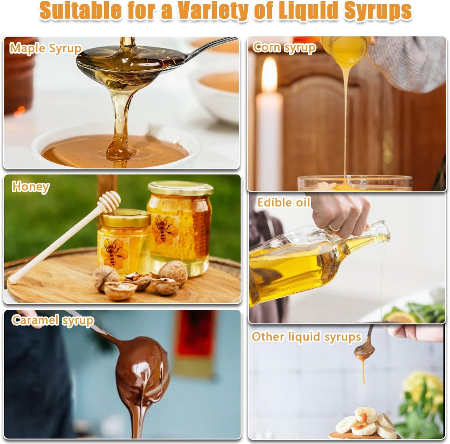 FlowPro™ - No-drip Honey & Syrup Dispenser