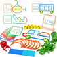Build&Beyond™️- Montessori Sticks & Rings Set