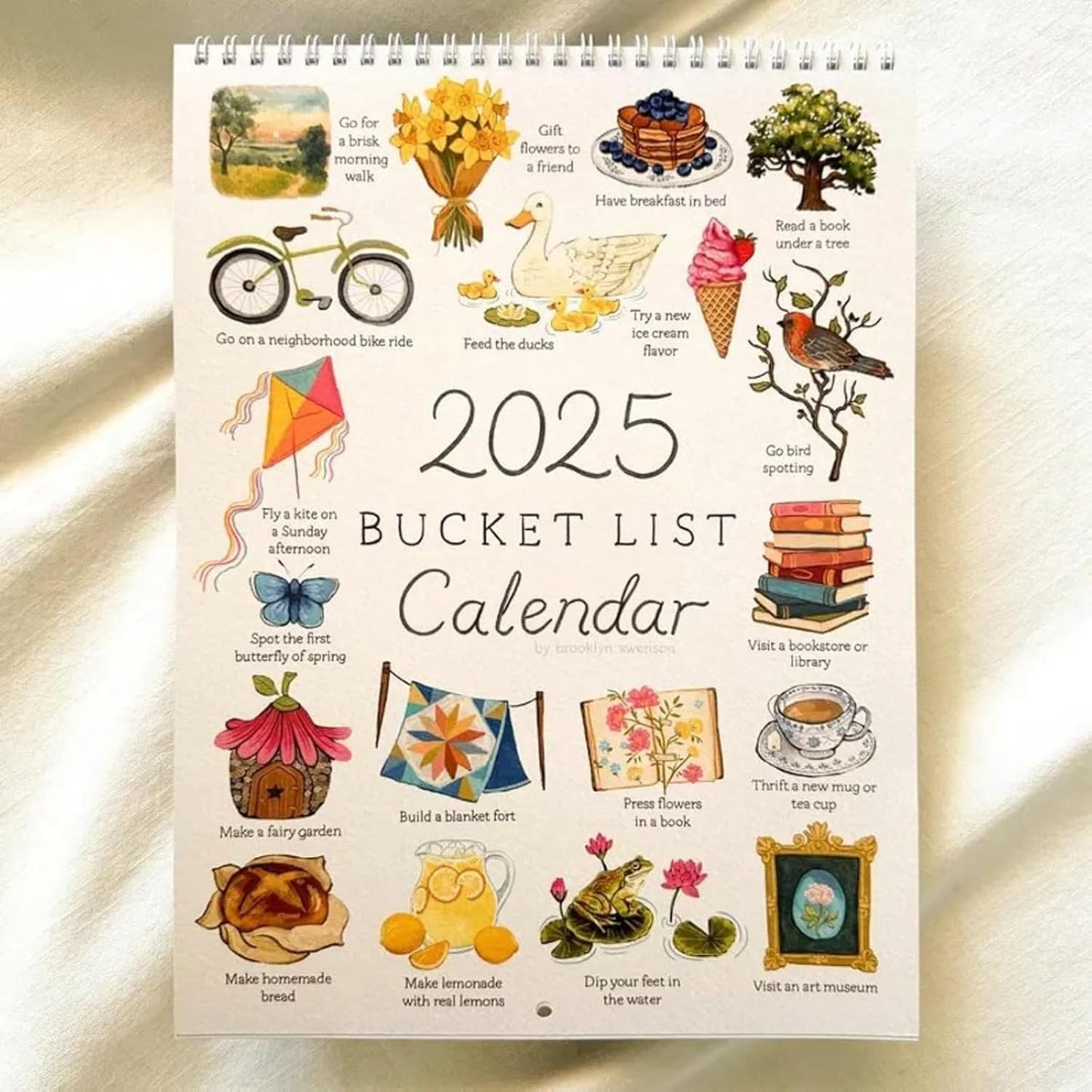 2025 Calendar : A Bucket List Journey