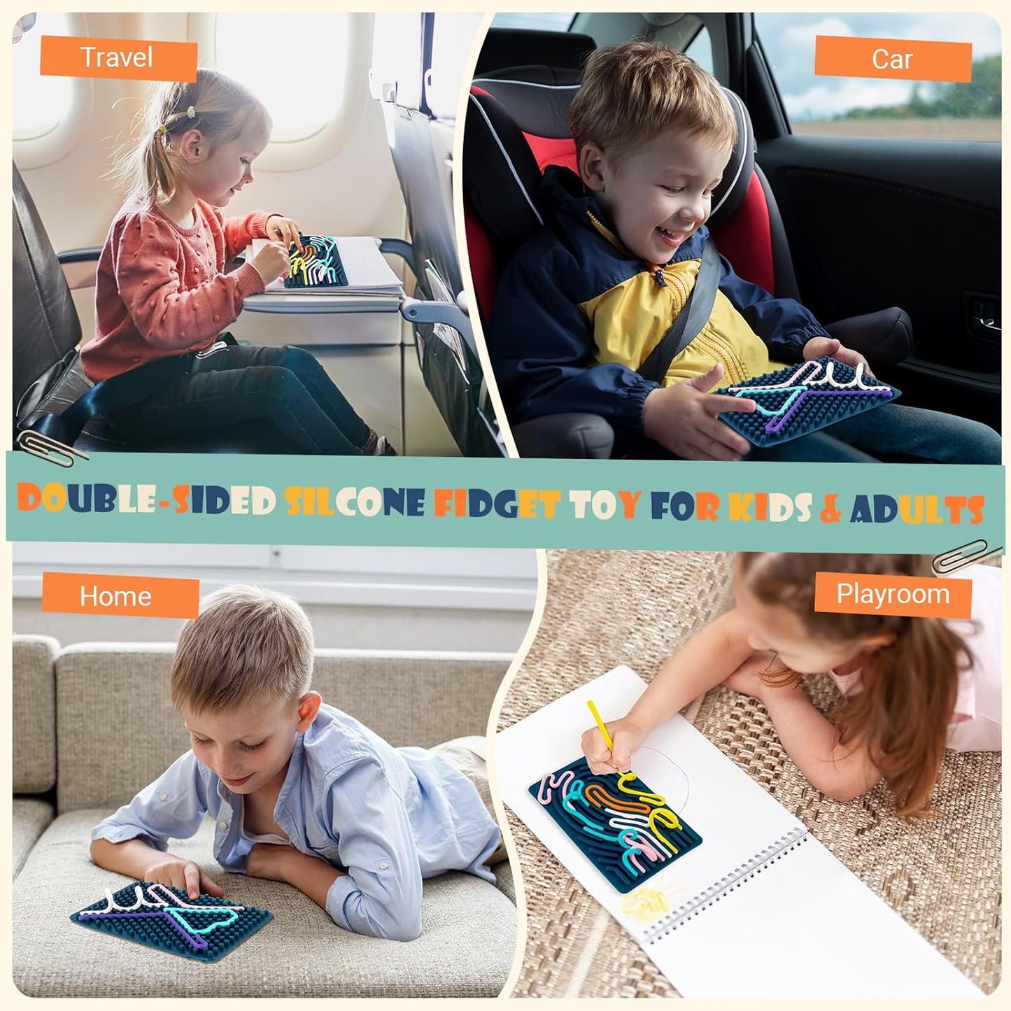 MindLoop™️ - Montessori Anxiety Relief Sensory Board