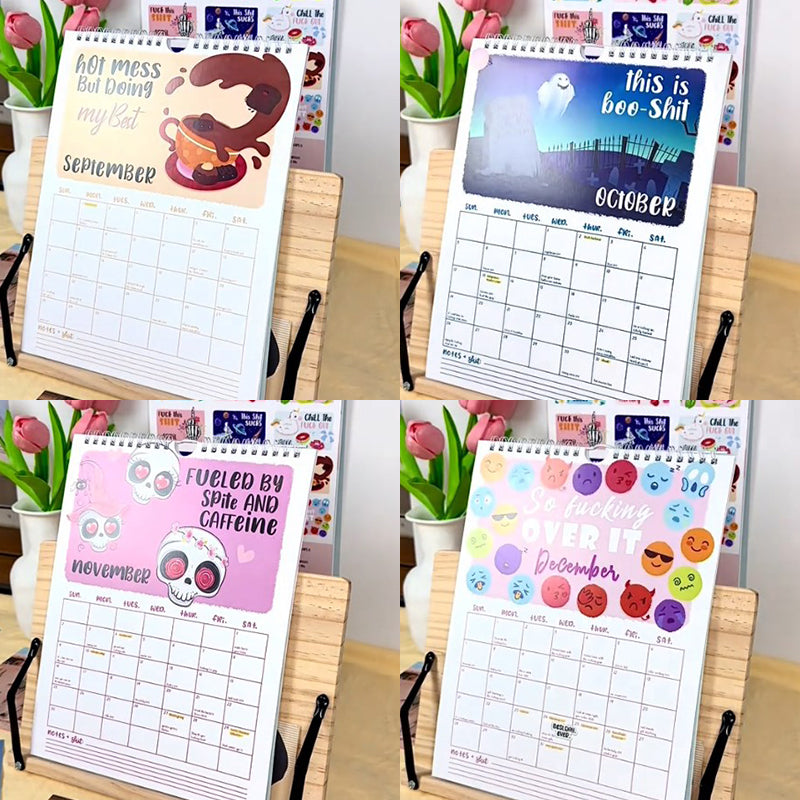 2025 Here We F**king Go Again Calendar