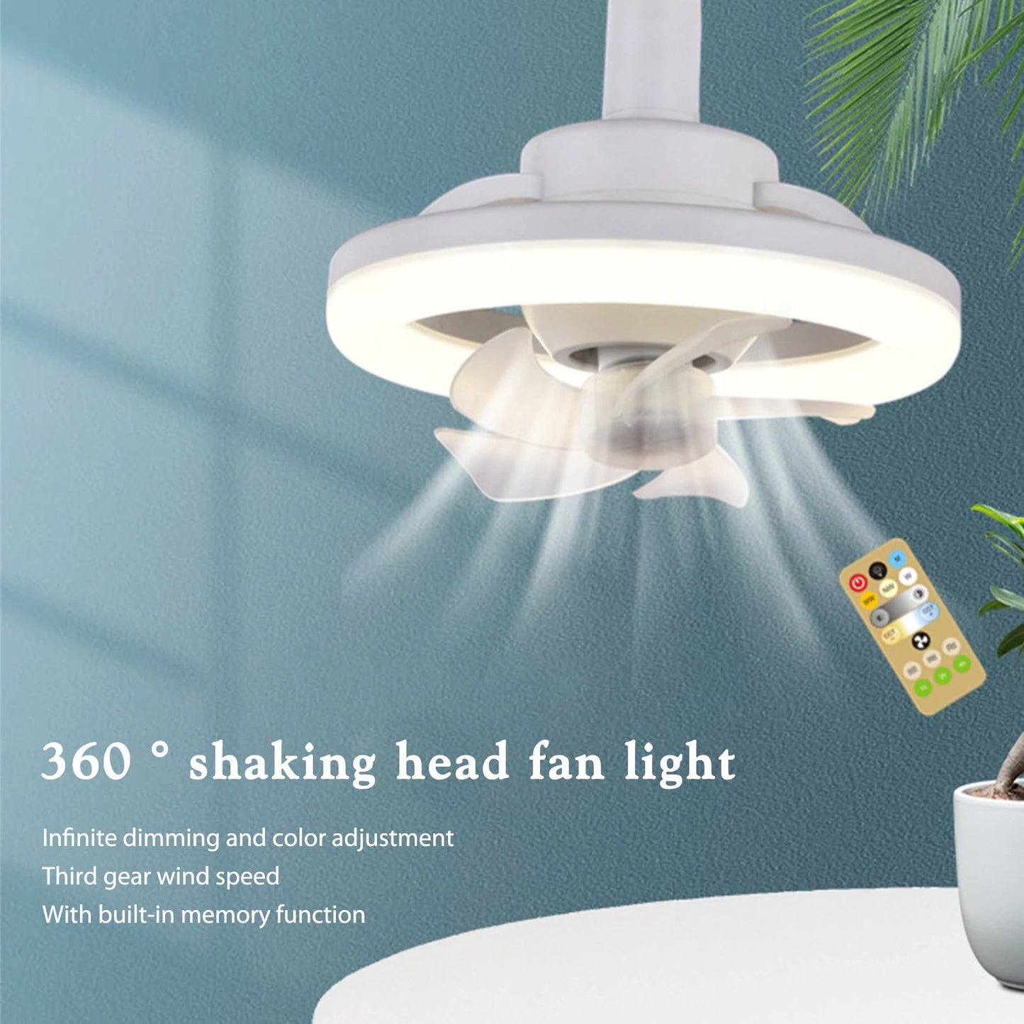 FanLight - Universal Swing Fan
