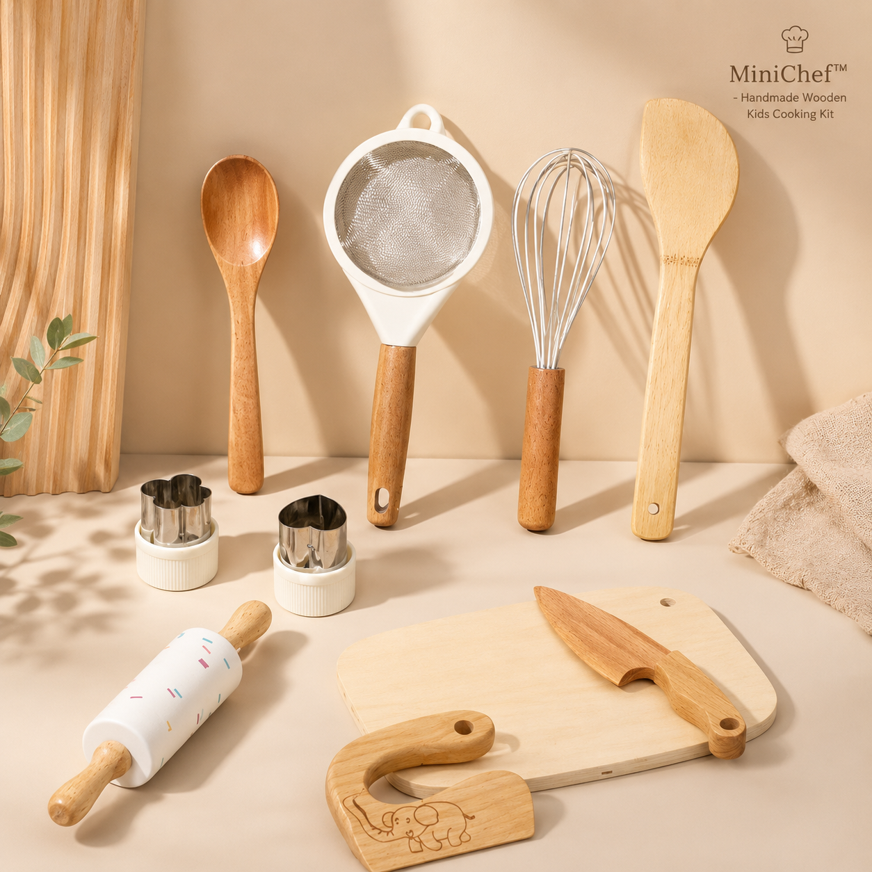 MiniChef™ - Handmade Wooden Kids Cooking Kit
