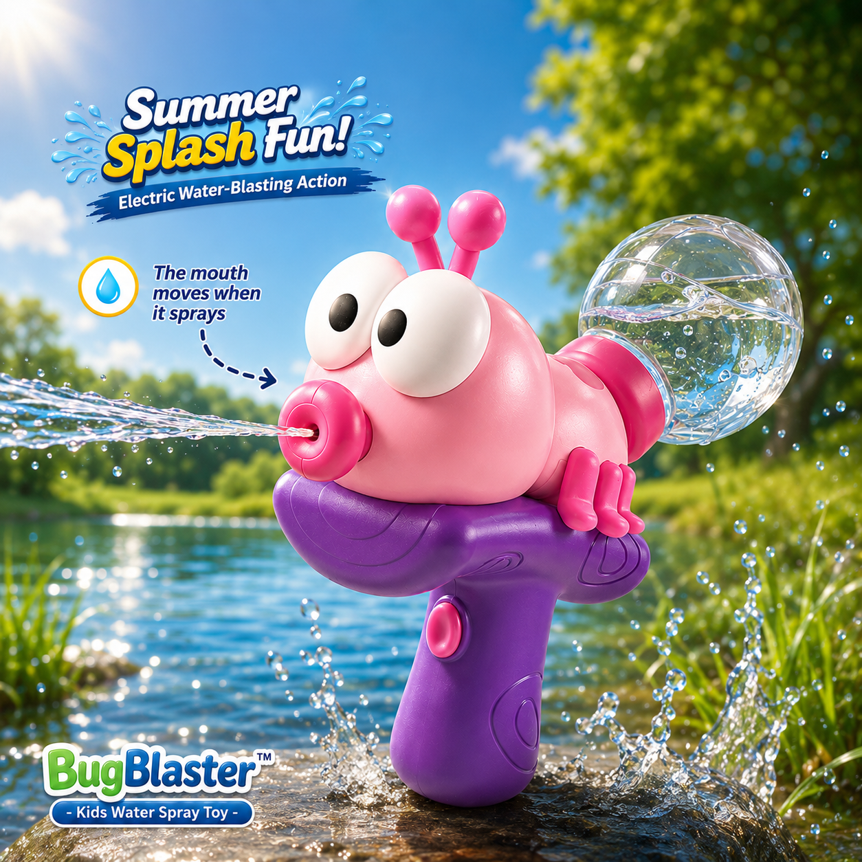 BugBlaster™ - Kids Water Spray Toy