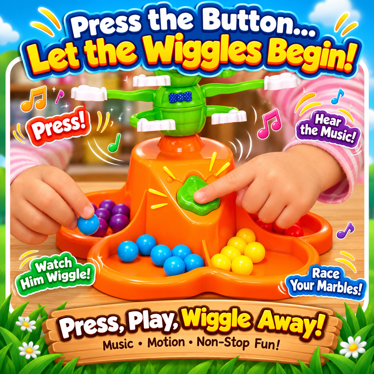 WiggleGiggle™ - Kids Viral Caterpillar Game