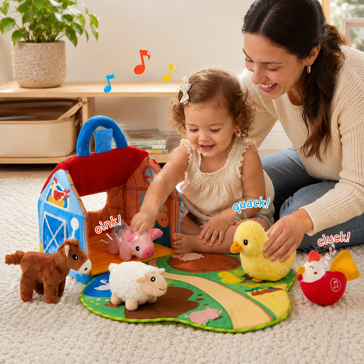 BarnBuddy™️ - Montessori Farm Playset