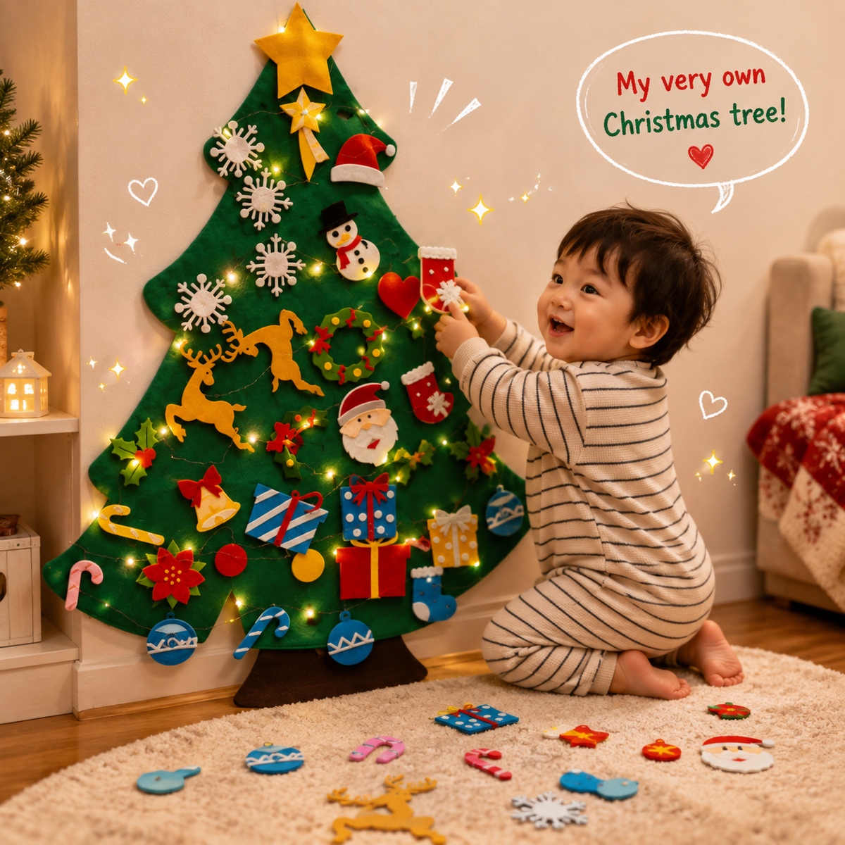 BuildaTree™️ - Kids Christmas Reusable tree