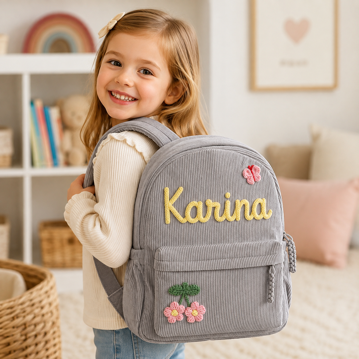 KnitKid™ - Personalized Knitted Backpack