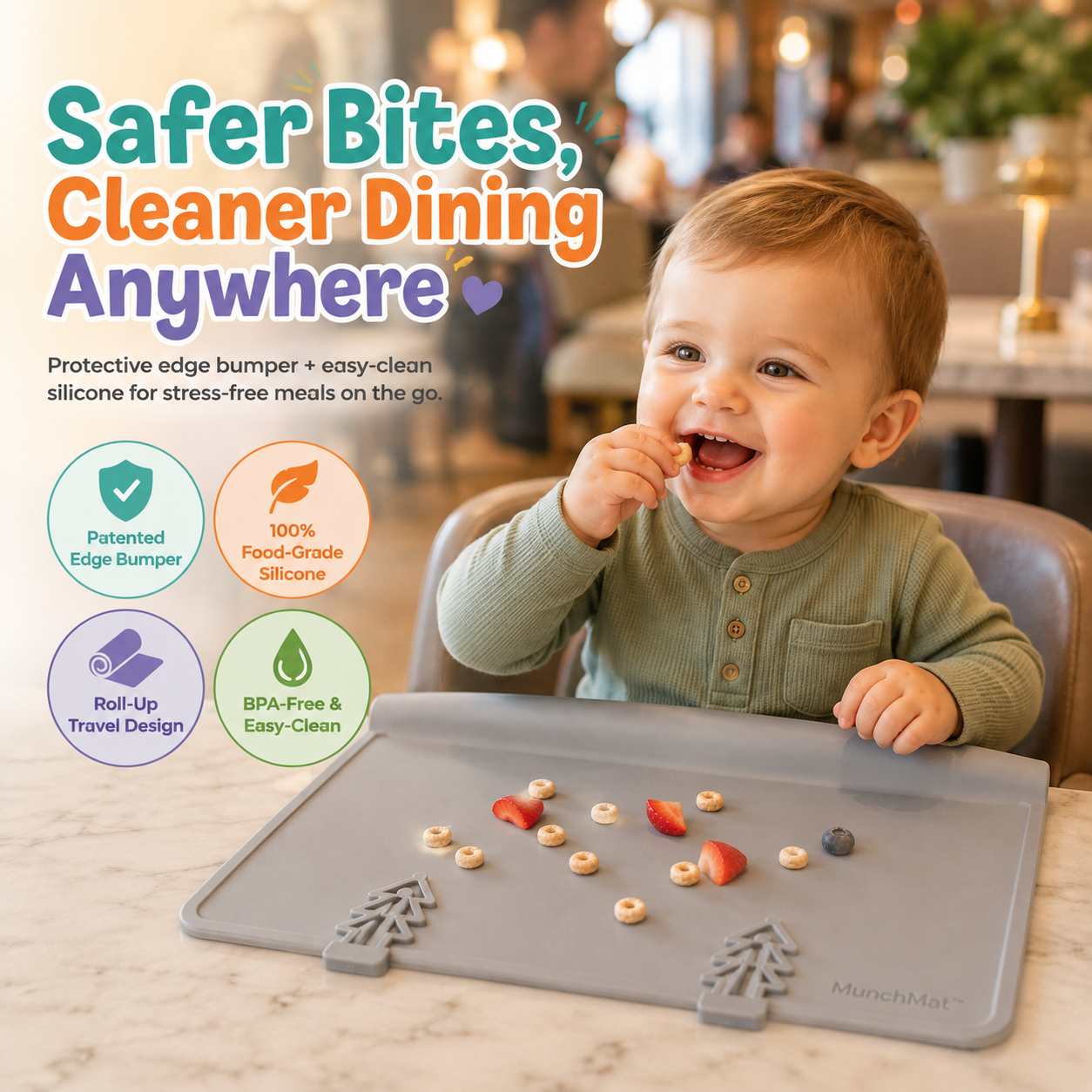 MunchMat™ - Babies Silicone Placemats