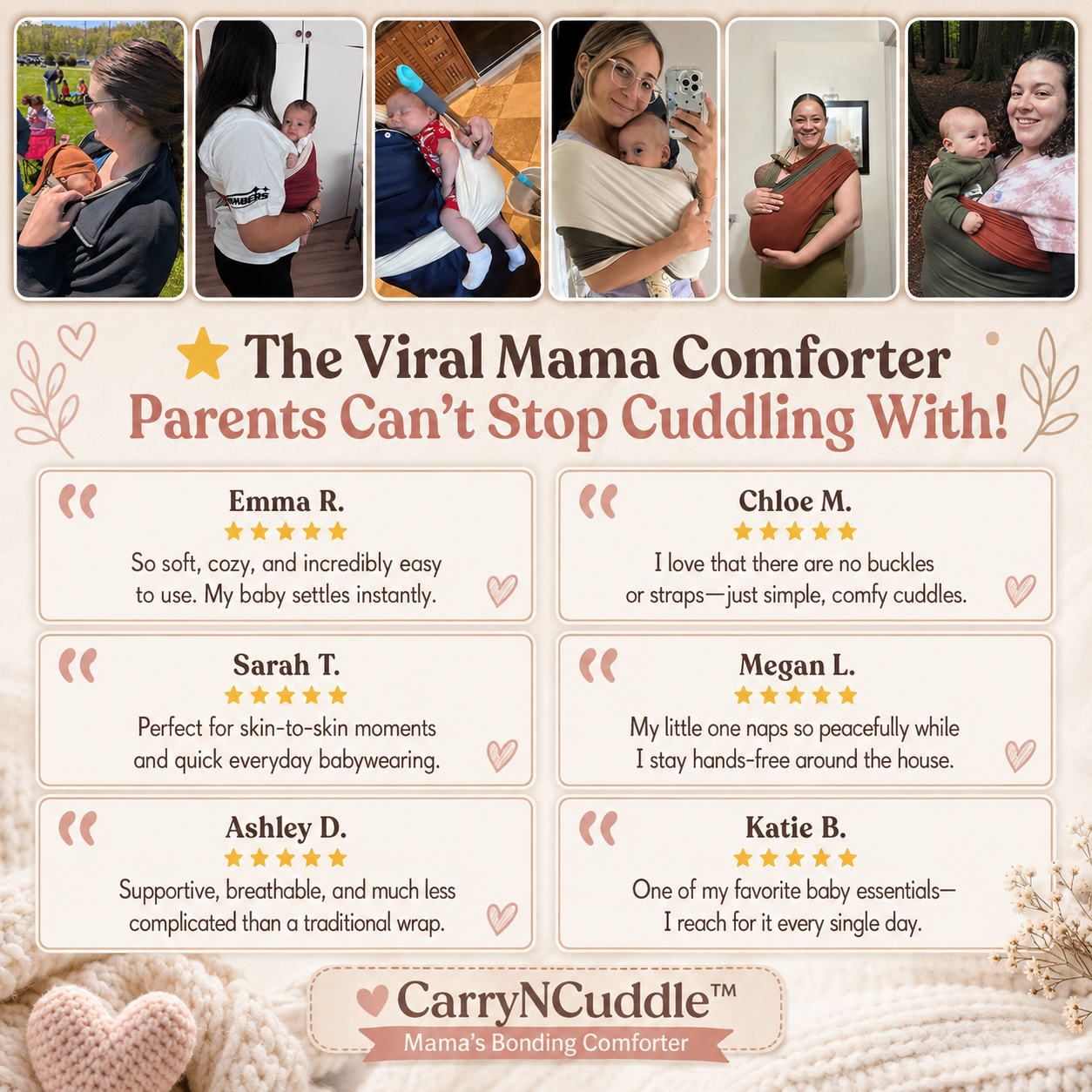 CarryNCuddle™ - Mama's Bonding Comforter