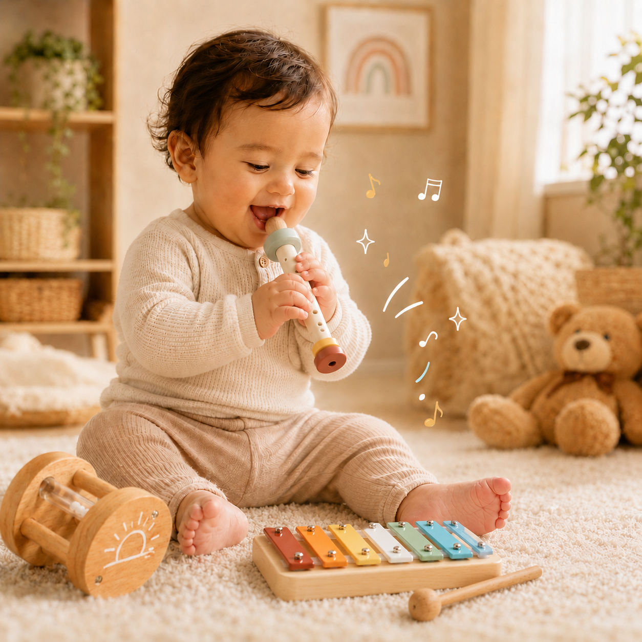 CraftedSounds™ - Baby Montessori Musical Instruments