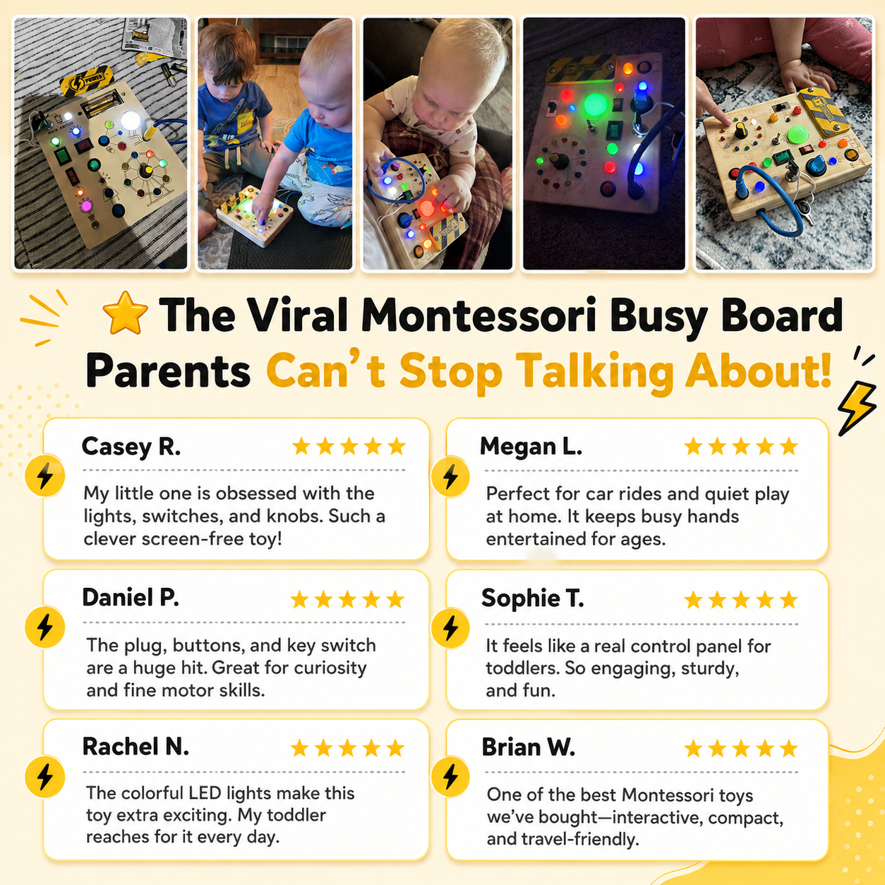BusyBoard™️ - Kids montessori play board