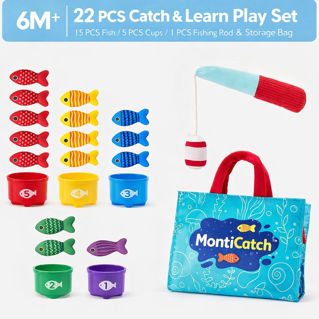 MontiCatch™ - Catch & Learn Play Set