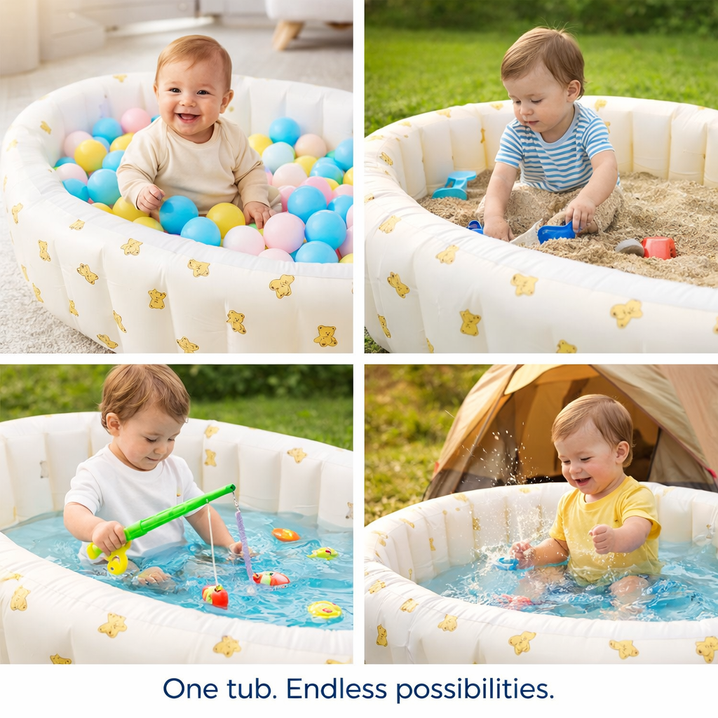 TravelTots Tub™ - Self inflating baby bath