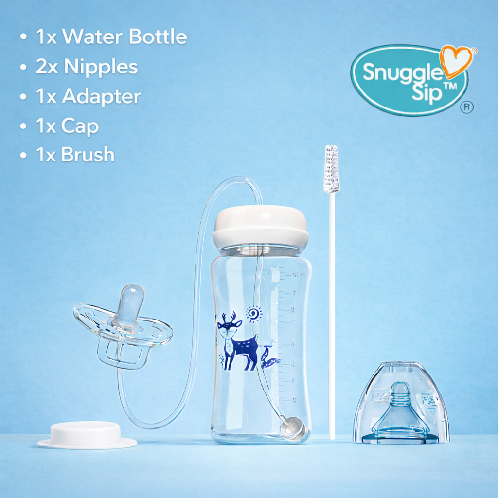 SnuggleSip™ - Hands-free baby bottle