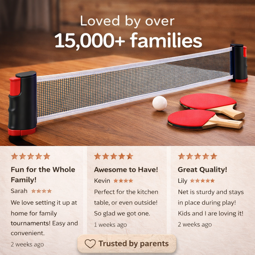 SnapServe™️ - Table Tennis Set