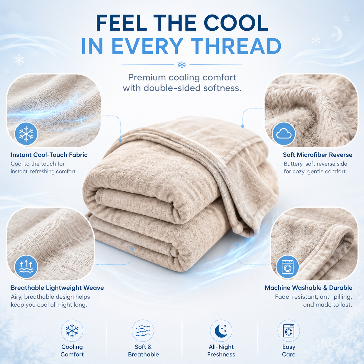 CoolDrift™ - Premium Cooling Blanket