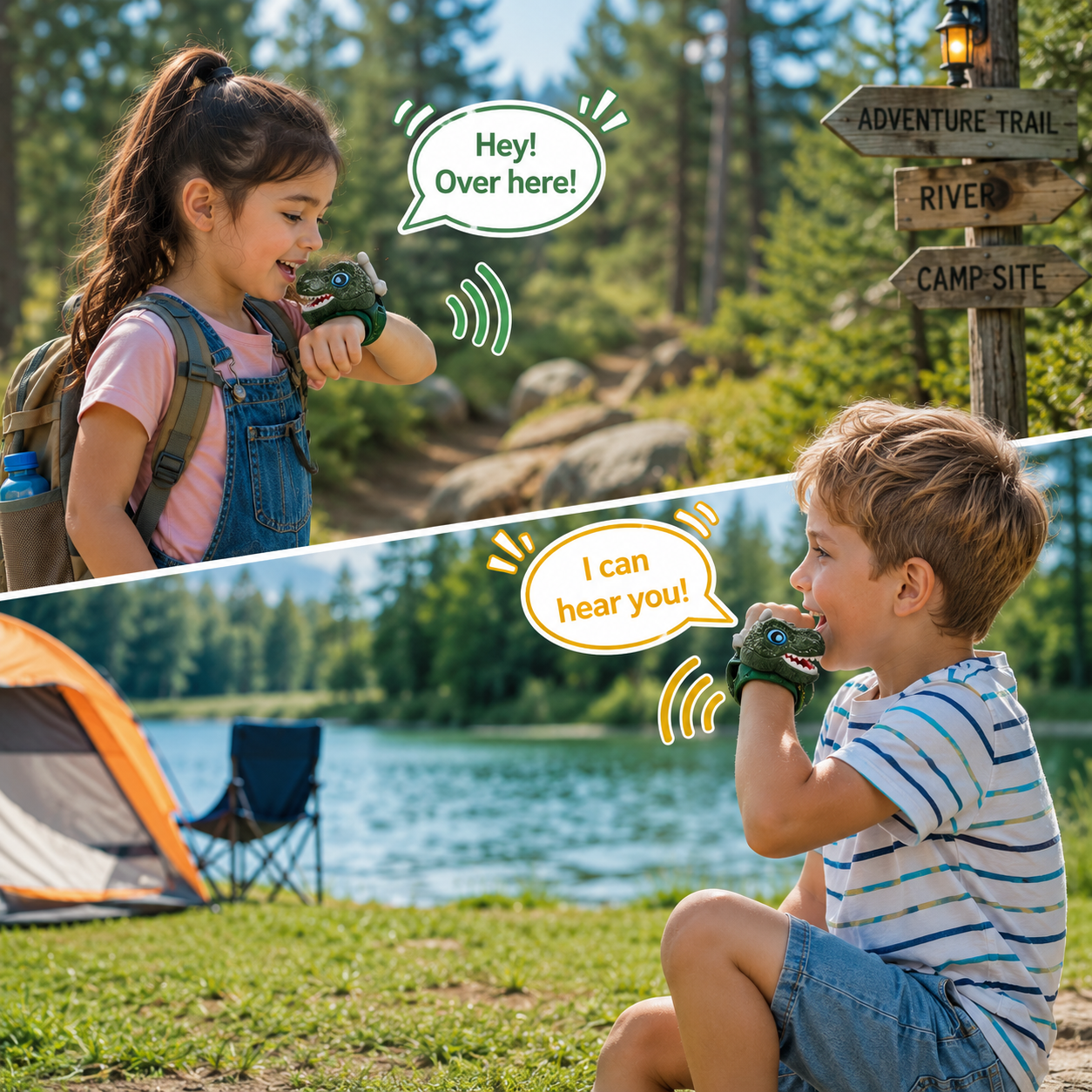 RexRadio™ - Kids Dinosaur Walkie Talkies