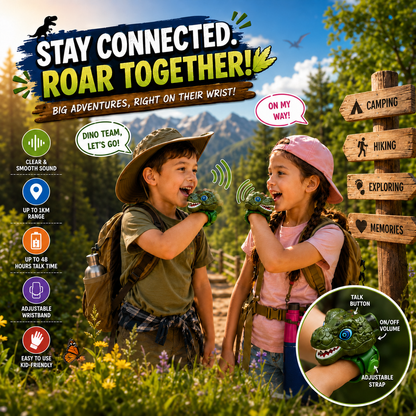 RexRadio™ - Kids Dinosaur Walkie Talkies