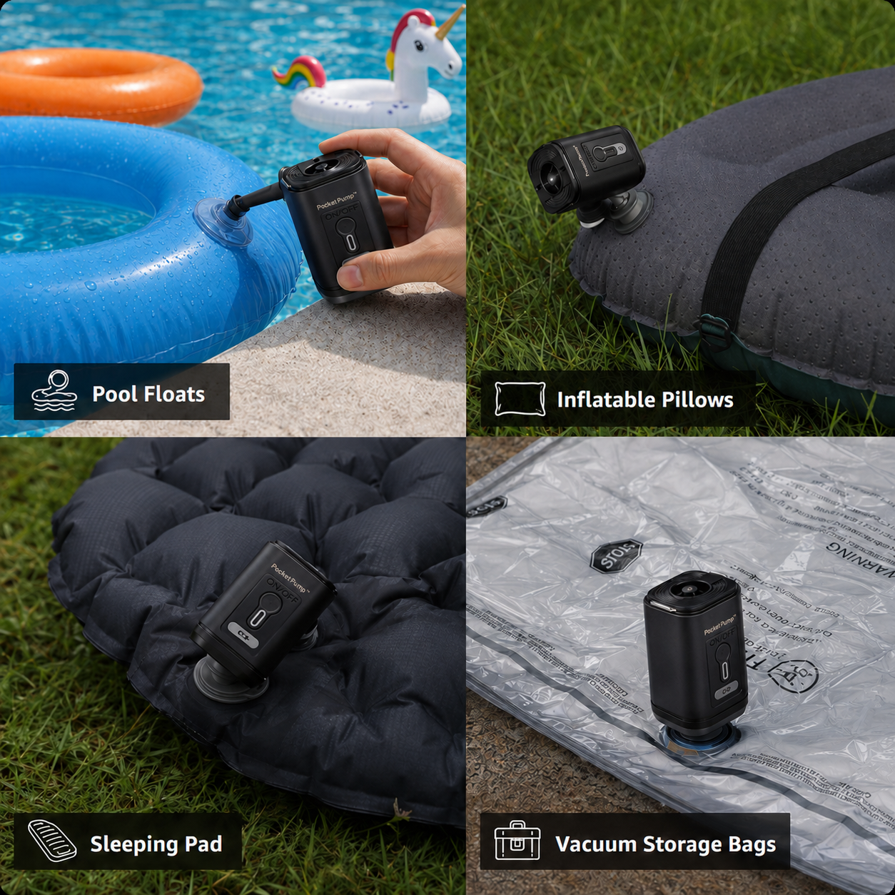 PocketPump™ - Mini Travel Air Pump