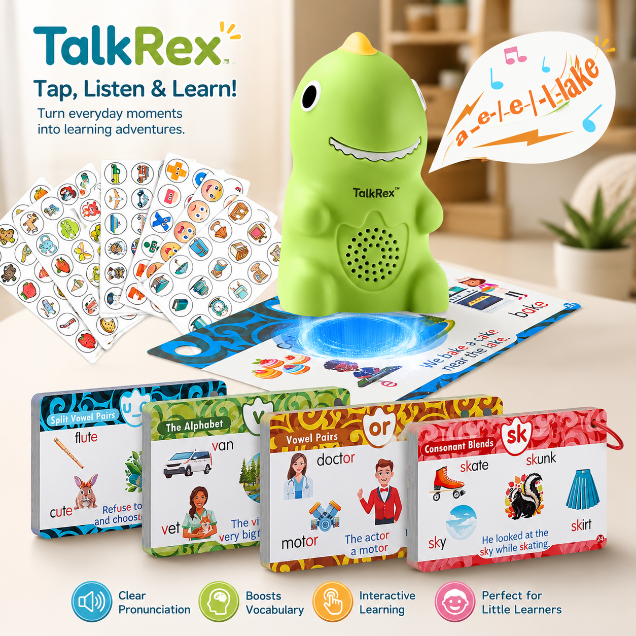 TalkRex™ — Teaching you kids one tap at a time
