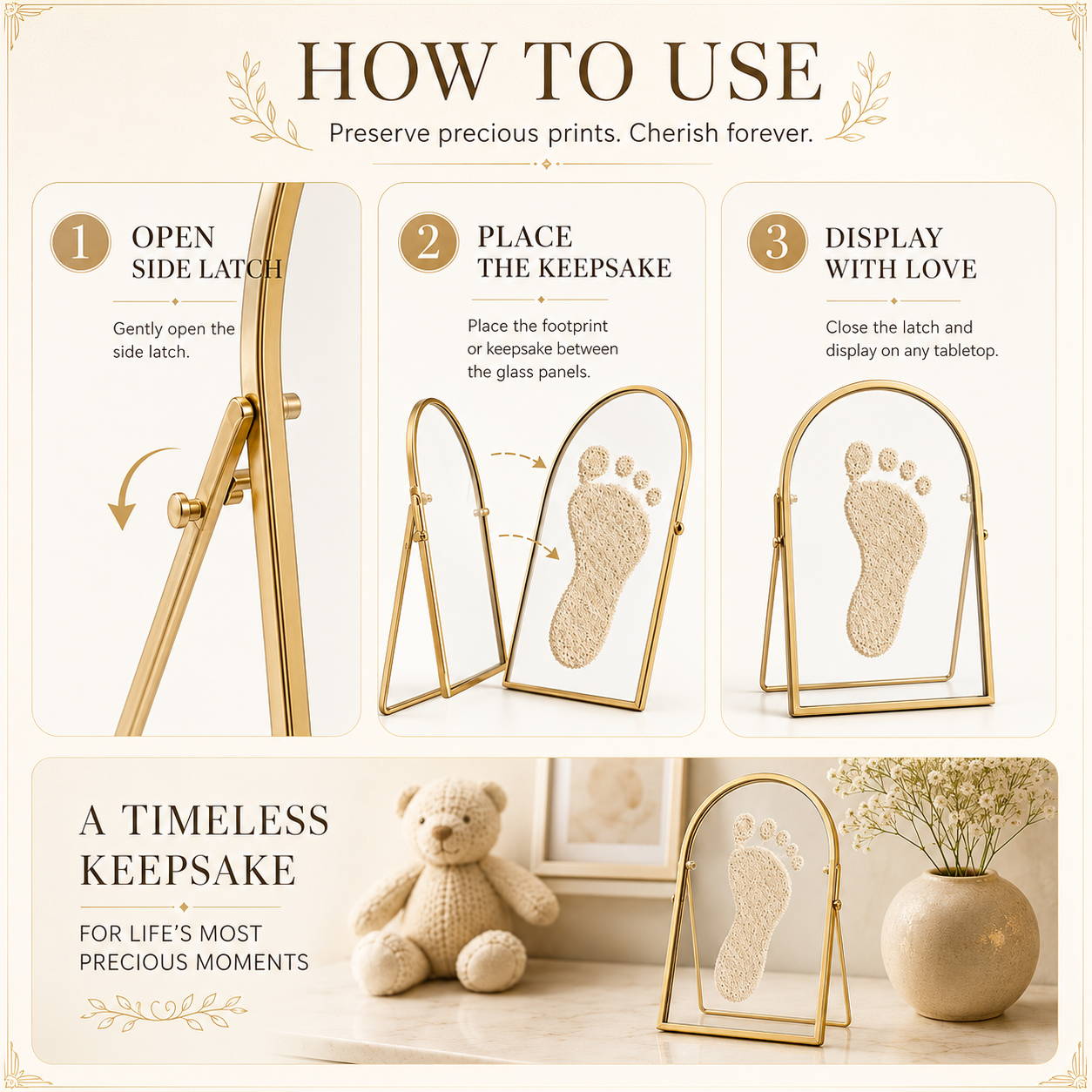 SandStamp™ - Kids Memory Print Frame