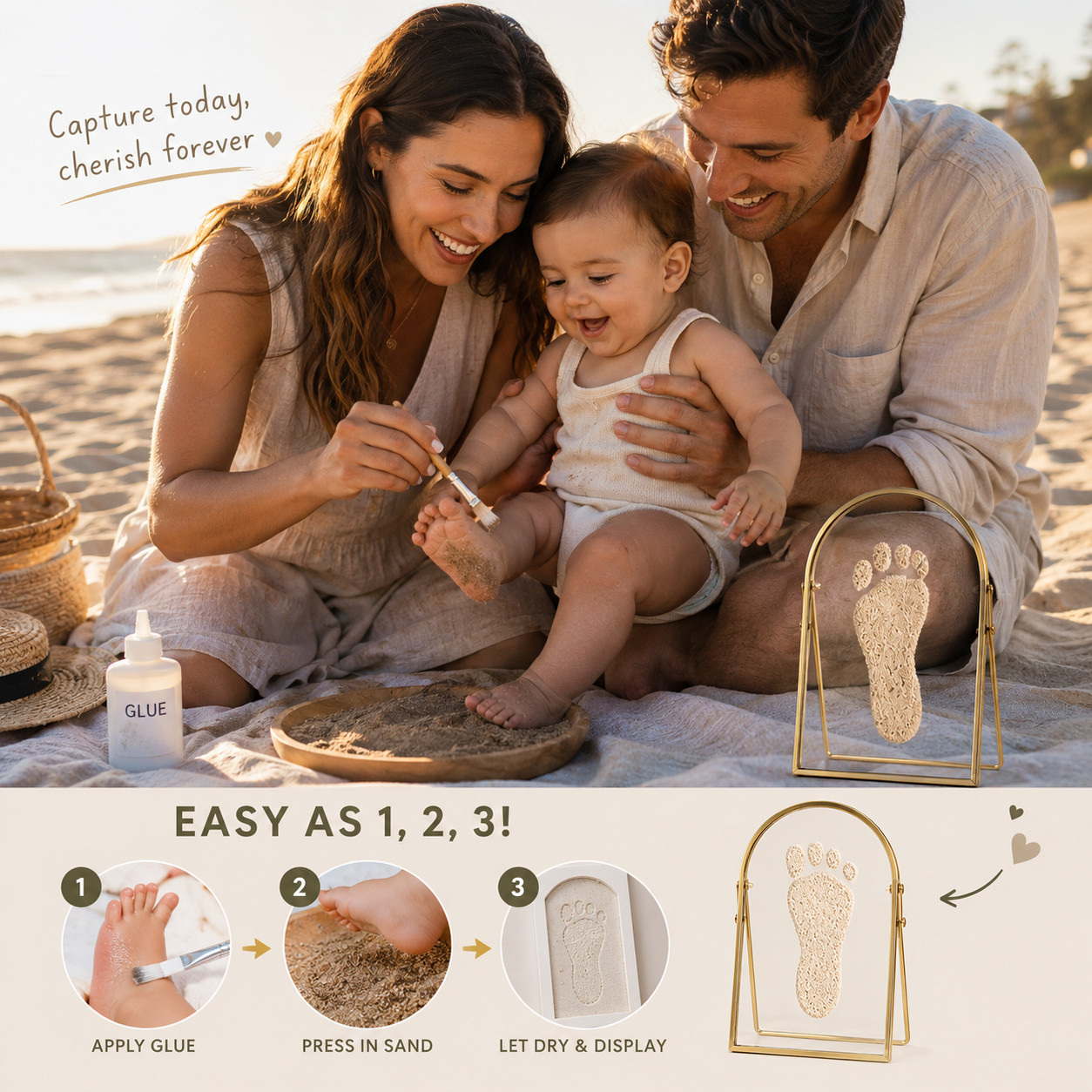 SandStamp™ - Kids Memory Print Frame