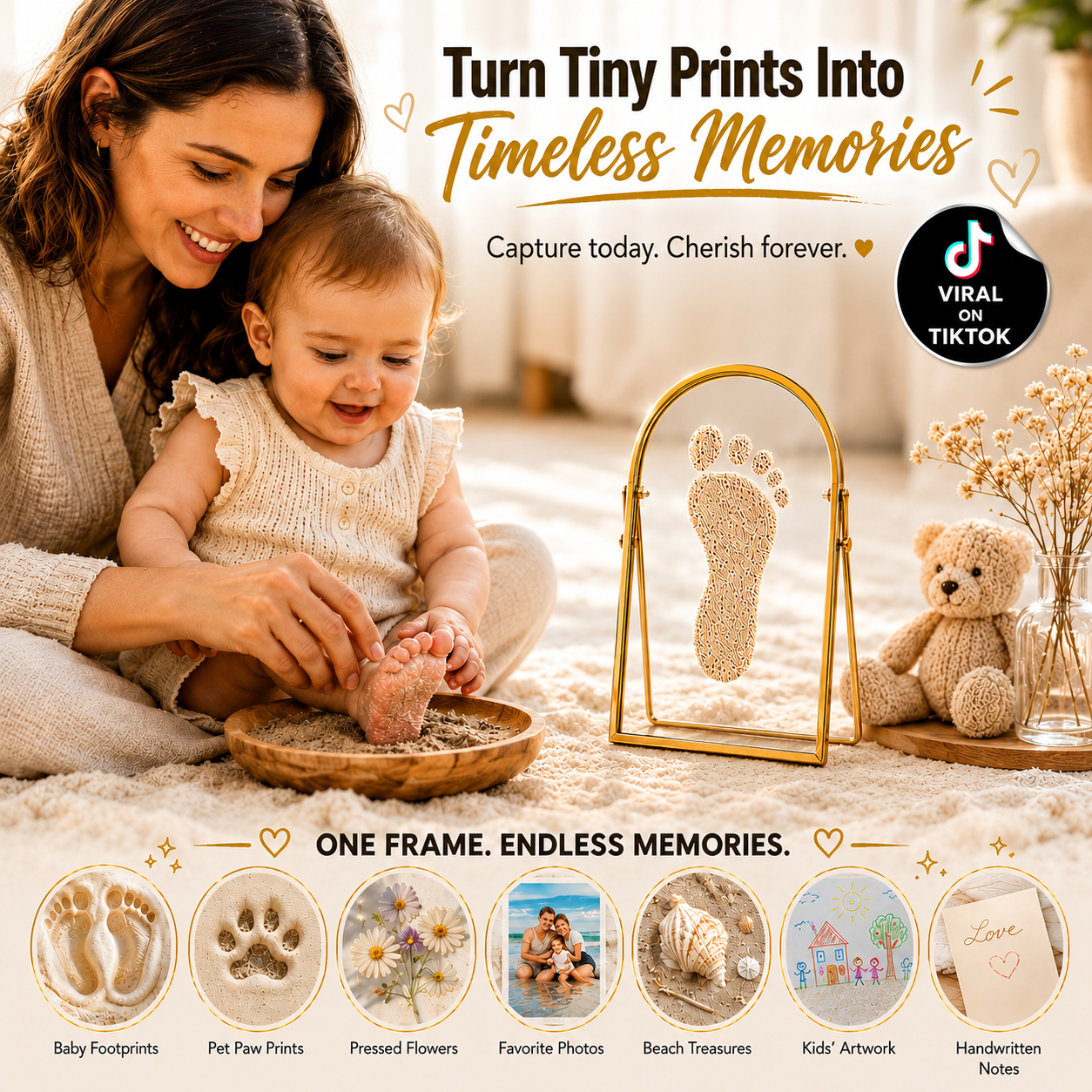 SandStamp™ - Kids Memory Print Frame