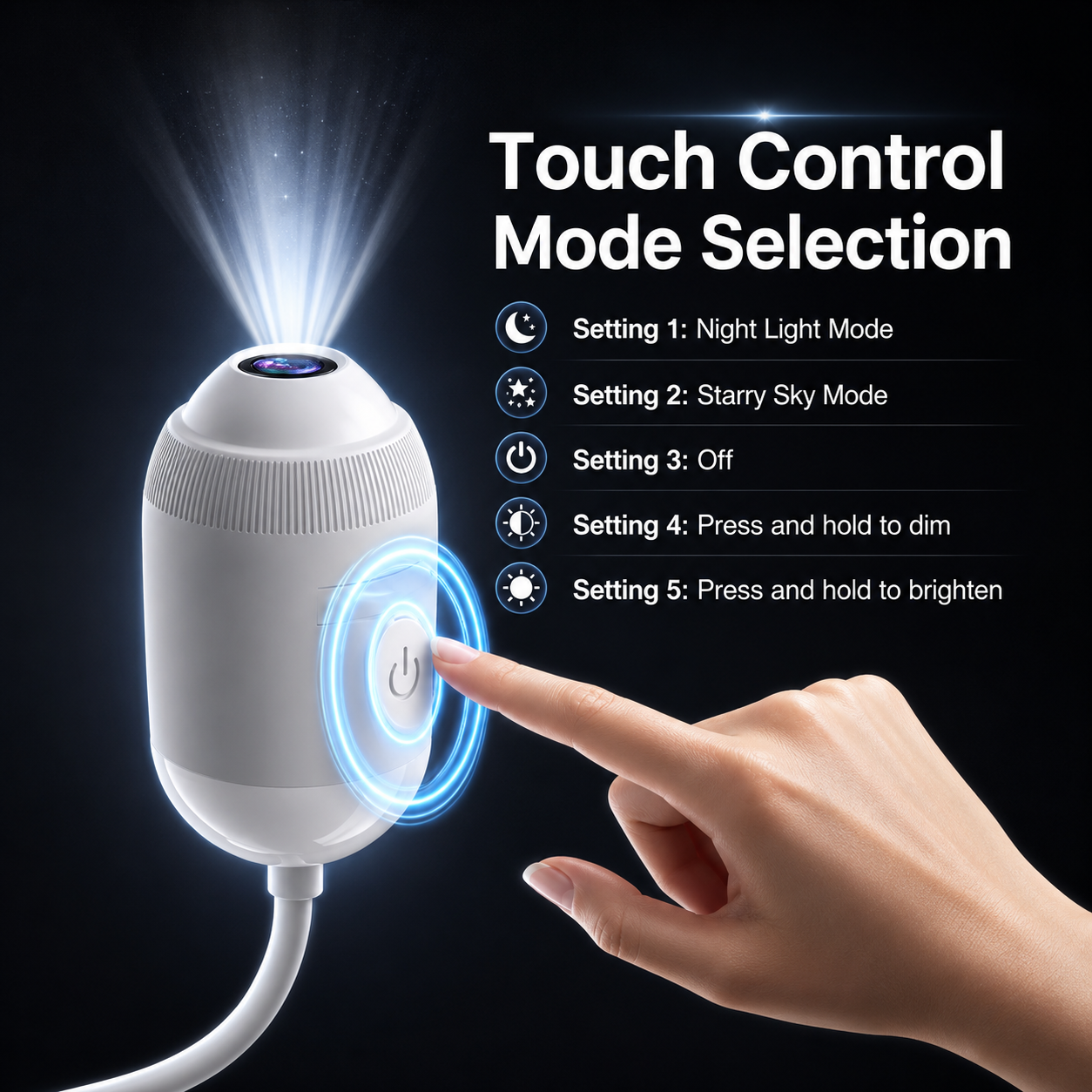 GalaxyGlow™ - Projector Night Light