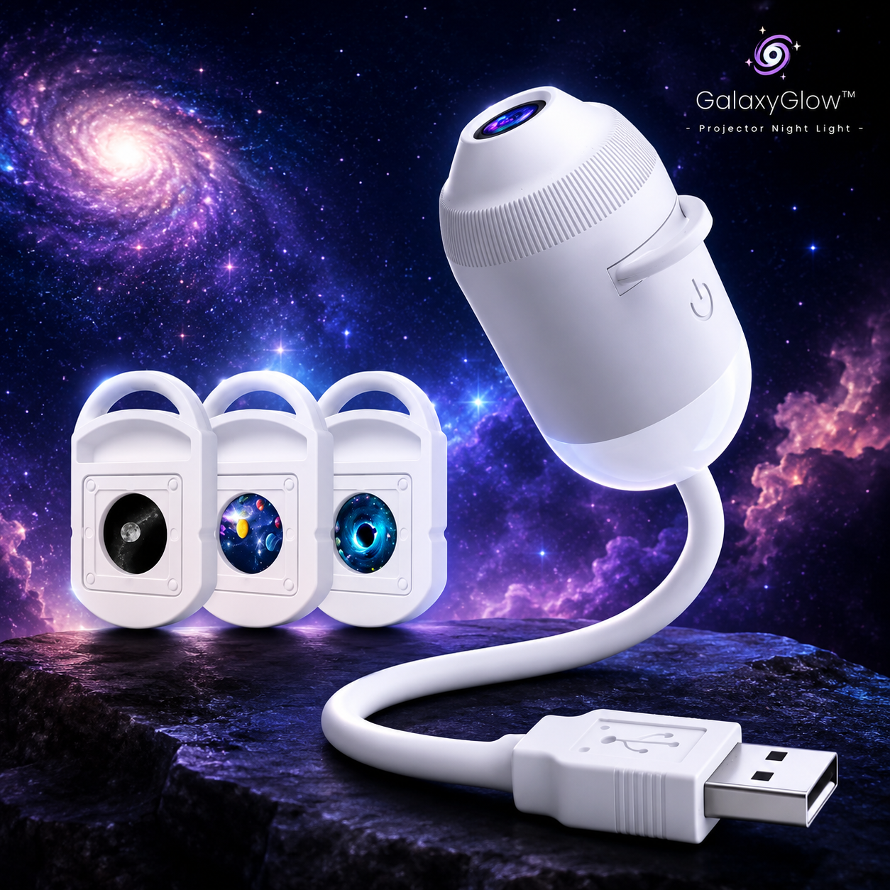GalaxyGlow™ - Projector Night Light