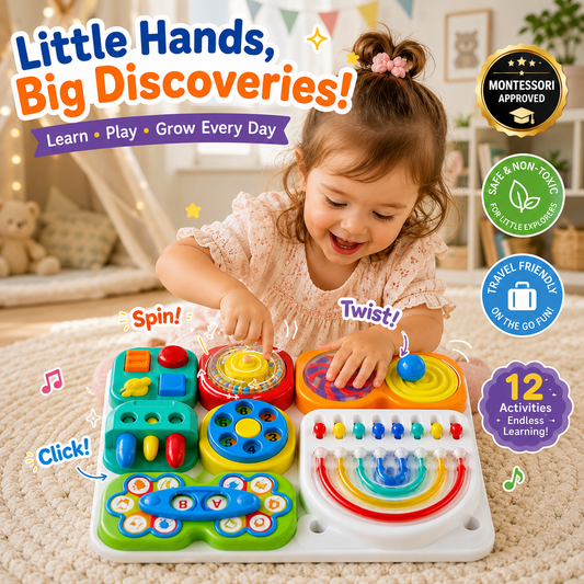 BusyBoard™ - Multi Sensory Baby Board