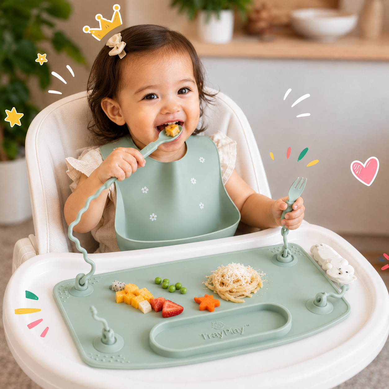 TrayPlay™ — Kids Montessori Food Mat