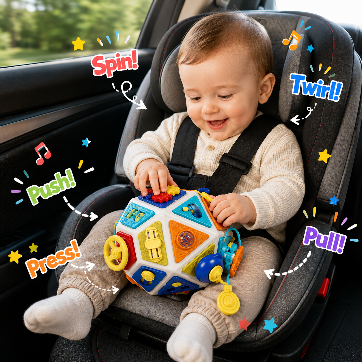 SenseSphere™ - 22 in 1 Montessori Cube
