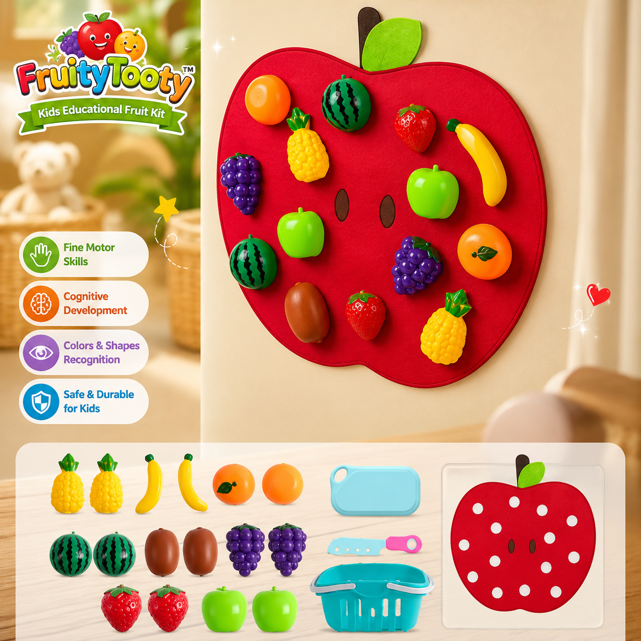 FruityTooty™ - Kids Educational Fruit Kit