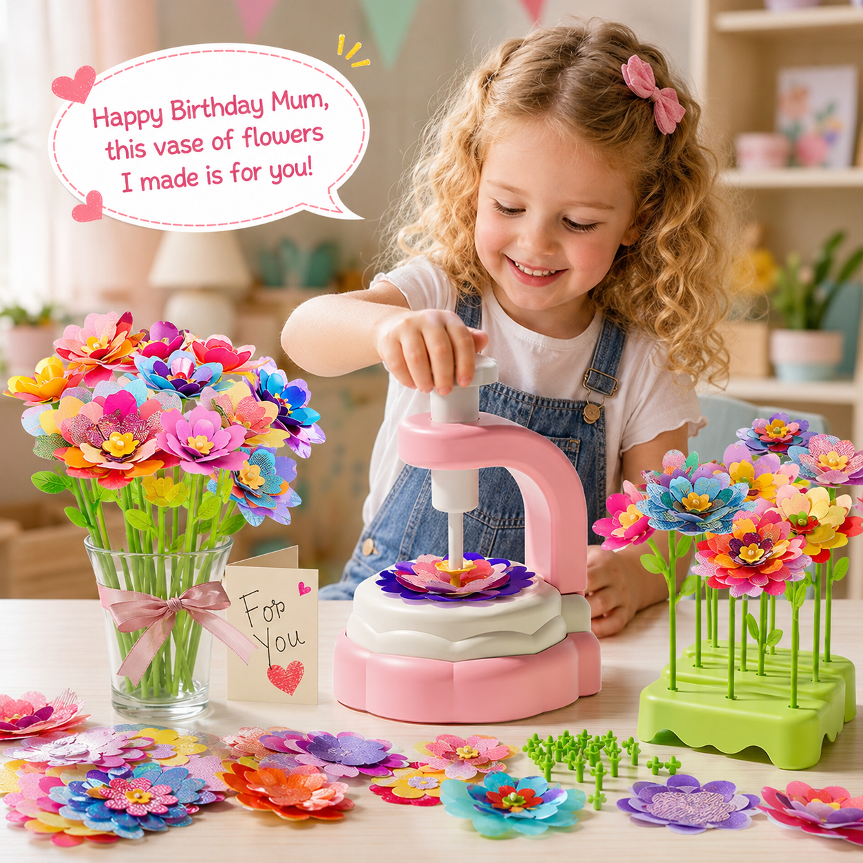 PetalPop™ - Kids Fabric Flower Craft Kit