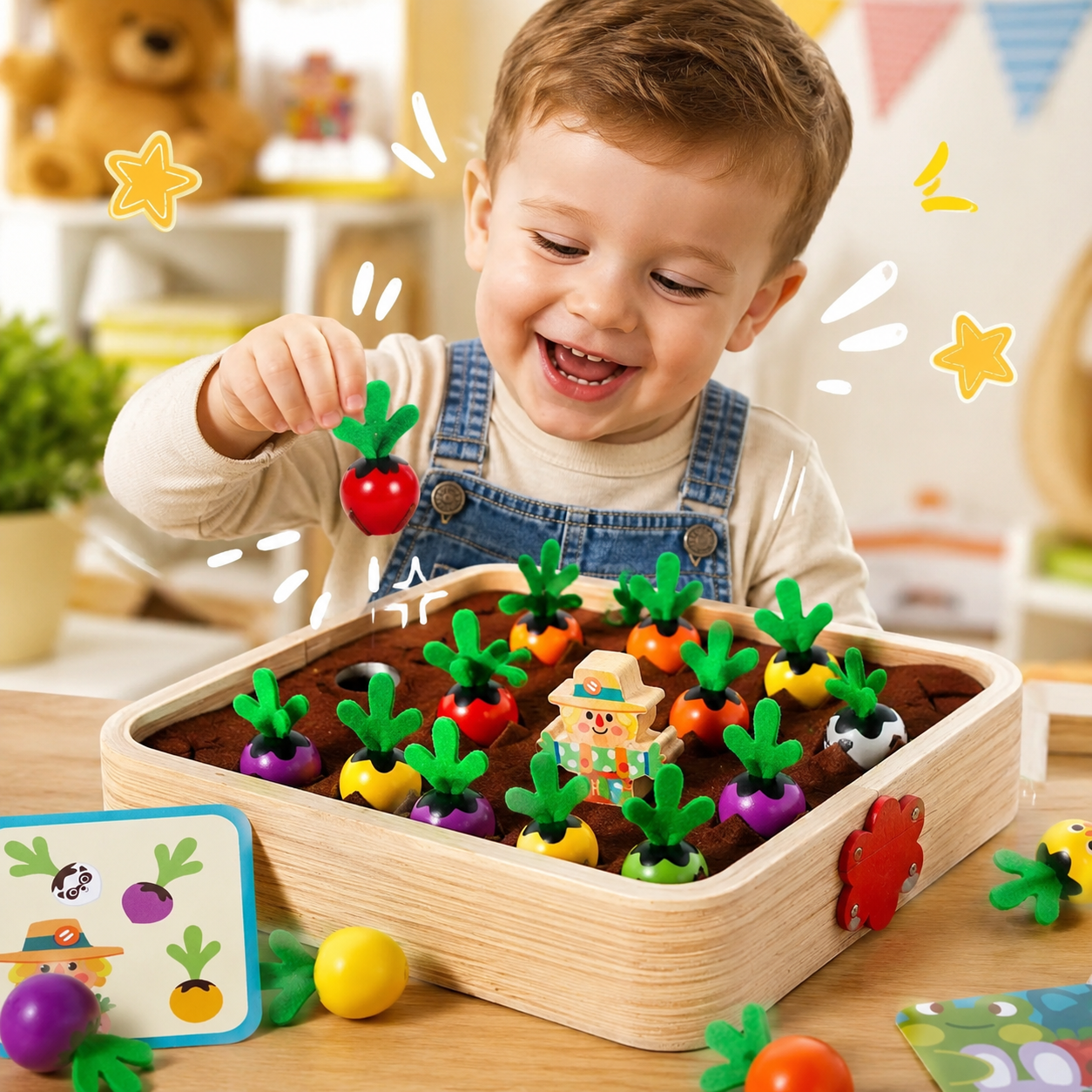 GardenGrab™ - Handmade Harvest Kids Learning Game