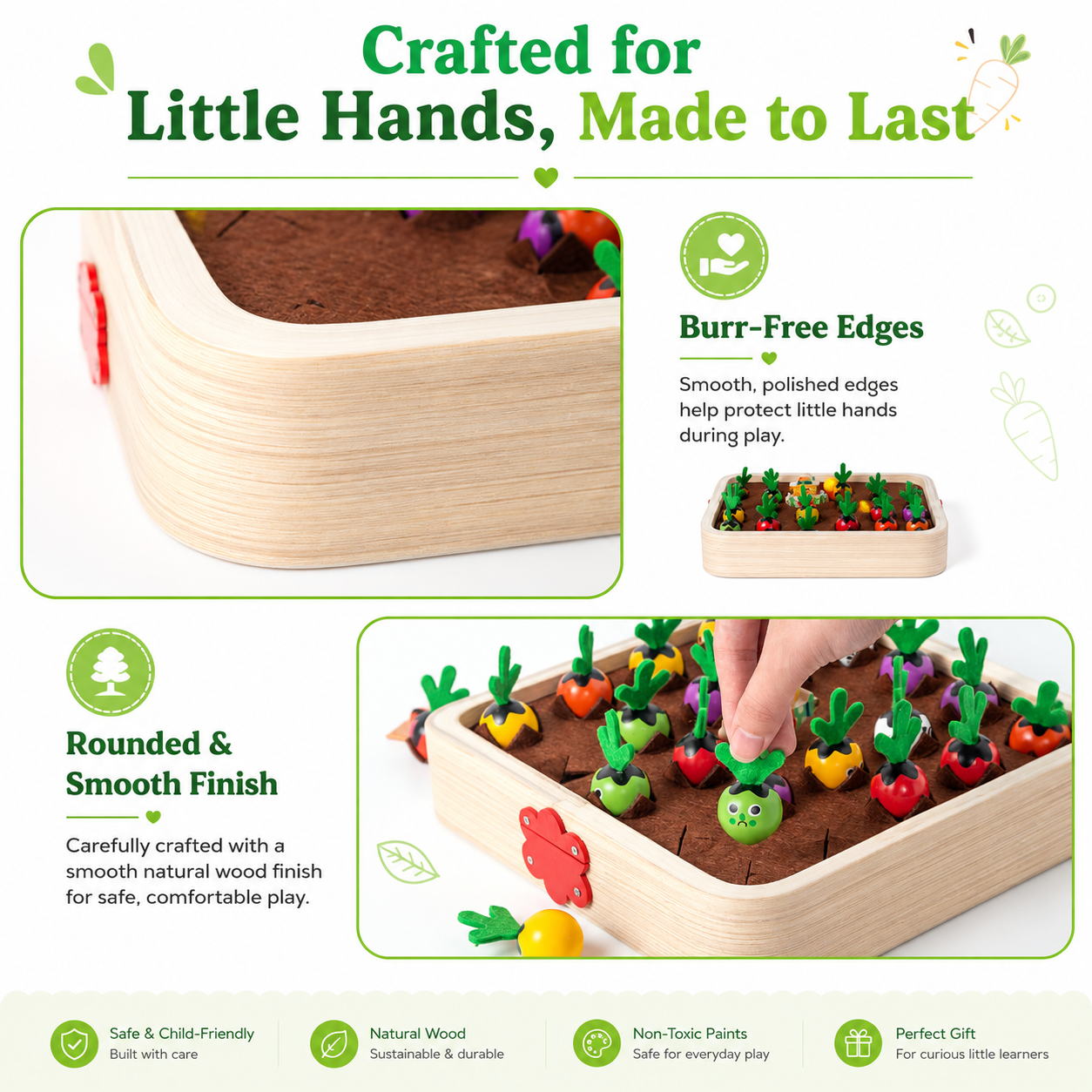 GardenGrab™ - Handmade Harvest Kids Learning Game