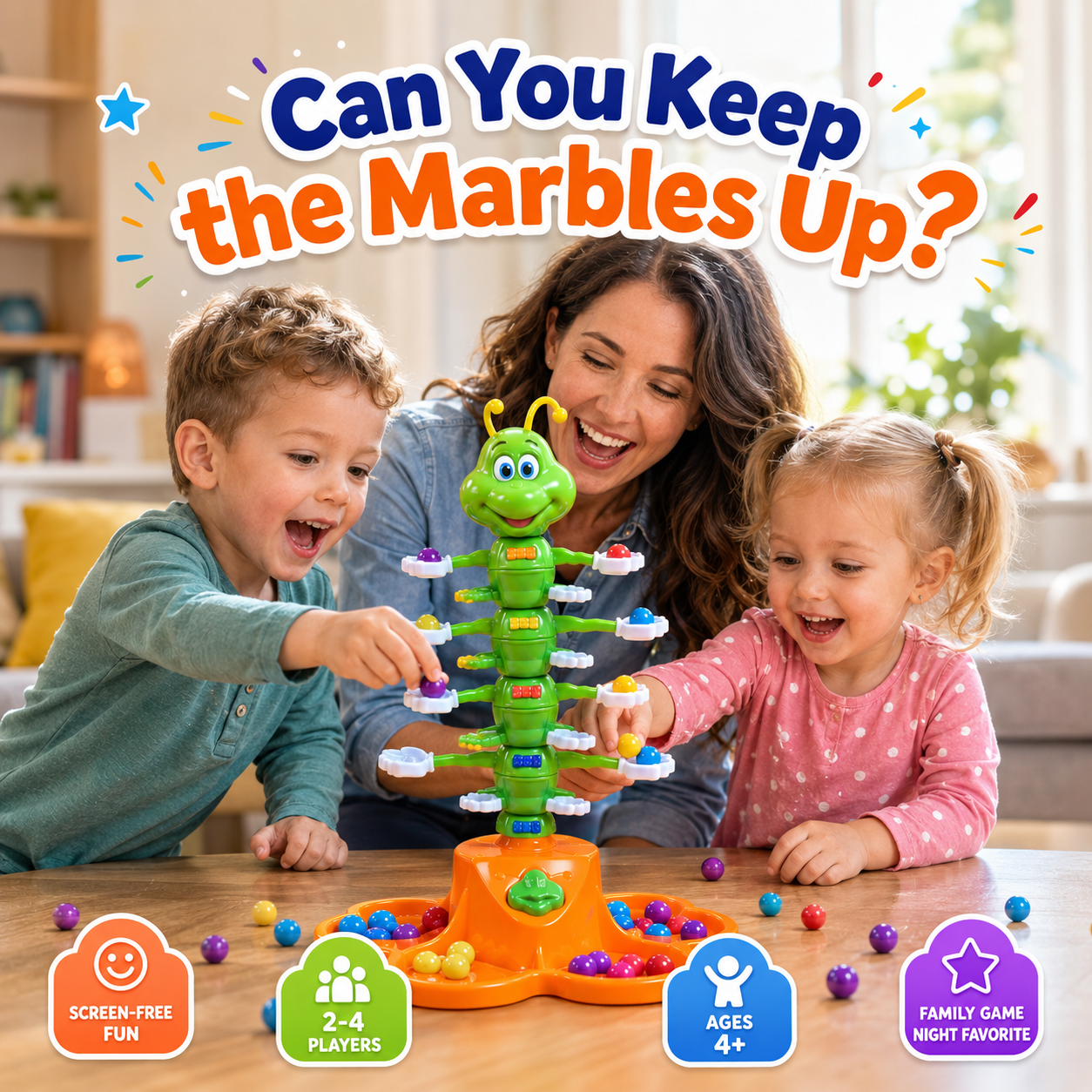 WiggleGiggle™ - Kids Viral Caterpillar Game