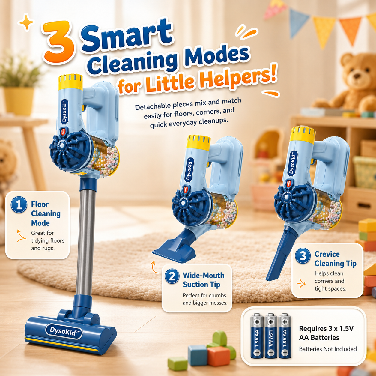 DysoKid™ - The Kids Cordless Vacuum That Actually Picks Up