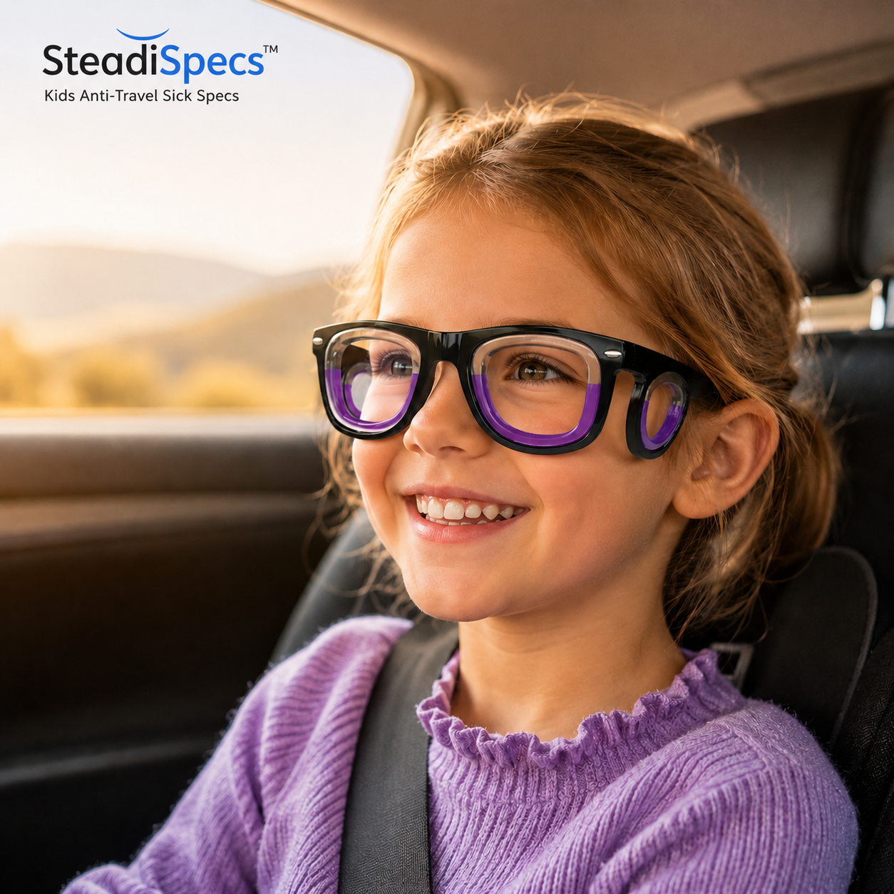 SteadiSpecs™ - Kids Anti Travel Sick Specs