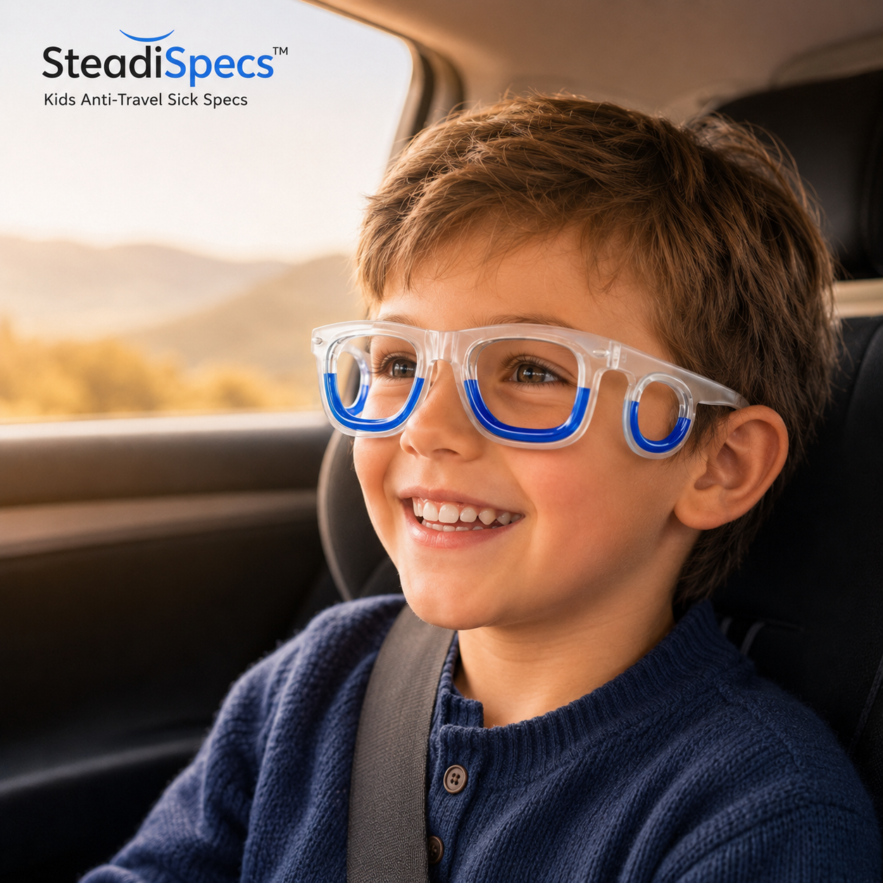 SteadiSpecs™ - Kids Anti Travel Sick Specs