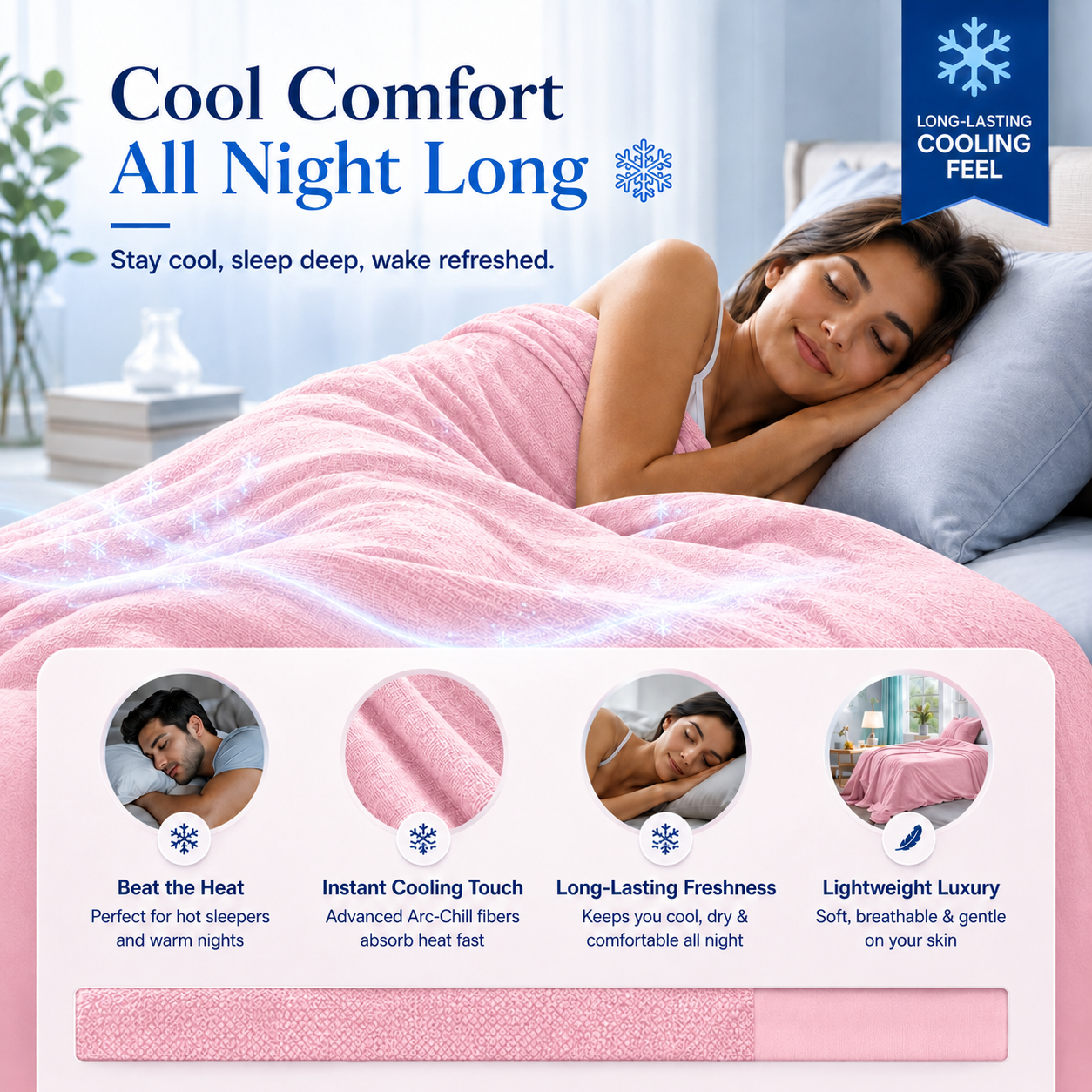 CoolDrift™ - Premium Cooling Blanket